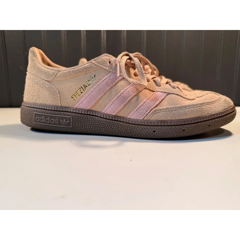 Adidas Handball Spezial Earth Strata Gum Pink Suede Sneakers IJ2651 Mens 9